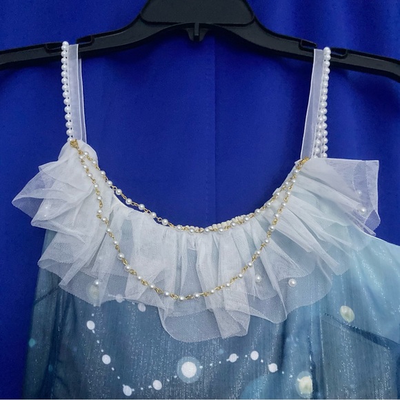 The Garden of the Sirens Ocean Vacation Style JSK Dress 💙🩵🤍 - Picture 3 of 16